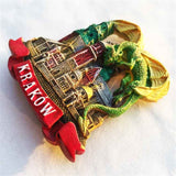 Krakow Poland Fridge Magnet 3D Resin