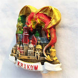 Dragon Krakow Poland Fridge Magnet 3D Resin