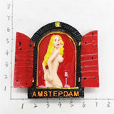 Sexy Shop Amsterdam Holland Netherlands Fridge Magnet 3D Resin