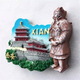 Xian China Fridge Magnet 3D Resin