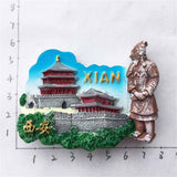 Xian China Fridge Magnet 3D Resin