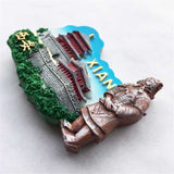 Xian China Fridge Magnet 3D Resin