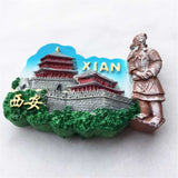 Xian China Fridge Magnet 3D Resin