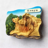 Lion South Africa Fridge Magnet 3D Resin