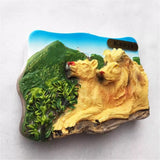 Lion South Africa Fridge Magnet 3D Resin