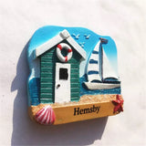 Hemsby England UK Fridge Magnet 3D Resin