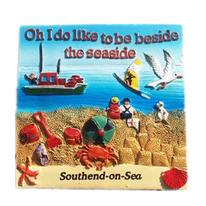 Southend-on-Sea England UK Fridge Magnet 3D Resin