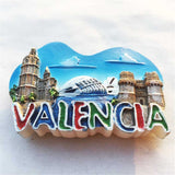 Valencia Spain Fridge Magnet 3D Resin