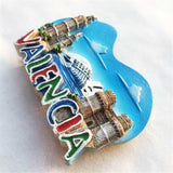 Valencia Spain Fridge Magnet 3D Resin