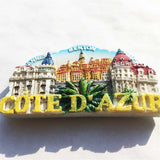 Cannes Menton Nice France Fridge Magnet 3D Resin