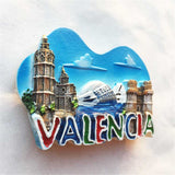 Valencia Spain Fridge Magnet 3D Resin