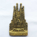 Sagrada Familia Barcelona Spain Fridge Magnet 3D Resin