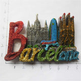 Barcelona Spain Fridge Magnet 3D Resin