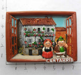 Cantabria Spain Fridge Magnet 3D Resin