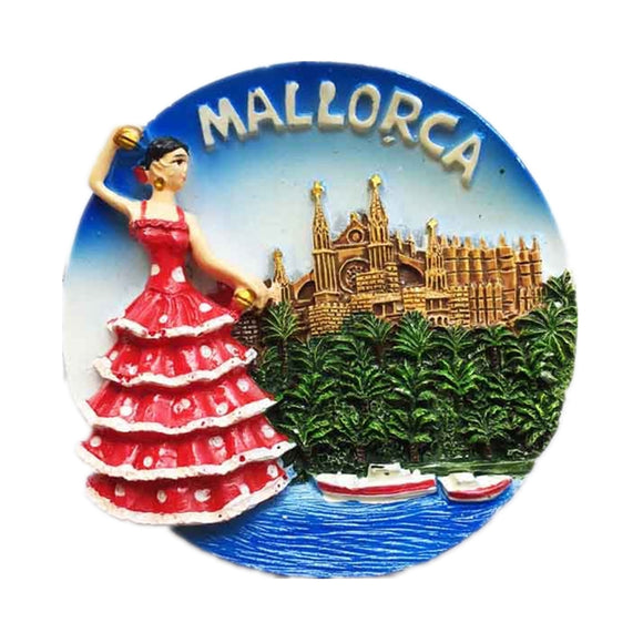 Mallorca Spain Fridge Magnet 3D Resin