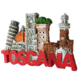 Toscana Italy Fridge Magnet 3D Resin