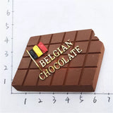 Chocolate Belgium Fridge Magnet 3D Resin