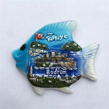 Bodrum Turkey Fridge Magnet 3D Resin