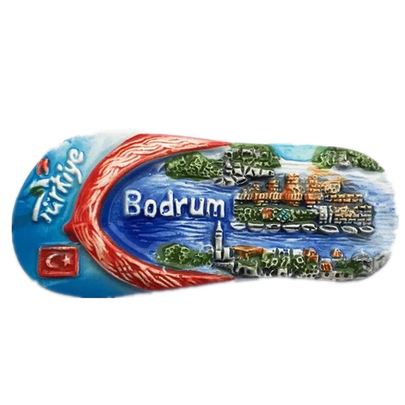 Bodrum Turkey Fridge Magnet 3D Resin