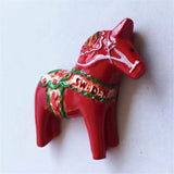 Dala Horse Sweden Fridge Magnet 3D Resin