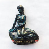 Mermaid Copenhagen Denmark Fridge Magnet 3D Resin