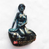 Mermaid Copenhagen Denmark Fridge Magnet 3D Resin