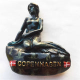 Mermaid Copenhagen Denmark Fridge Magnet 3D Resin