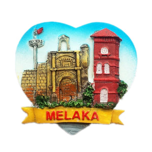 Malacca Malaysia Fridge Magnet 3D Resin