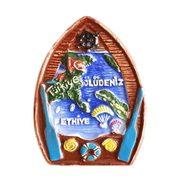 Fethiye Turkey Fridge Magnet 3D Resin