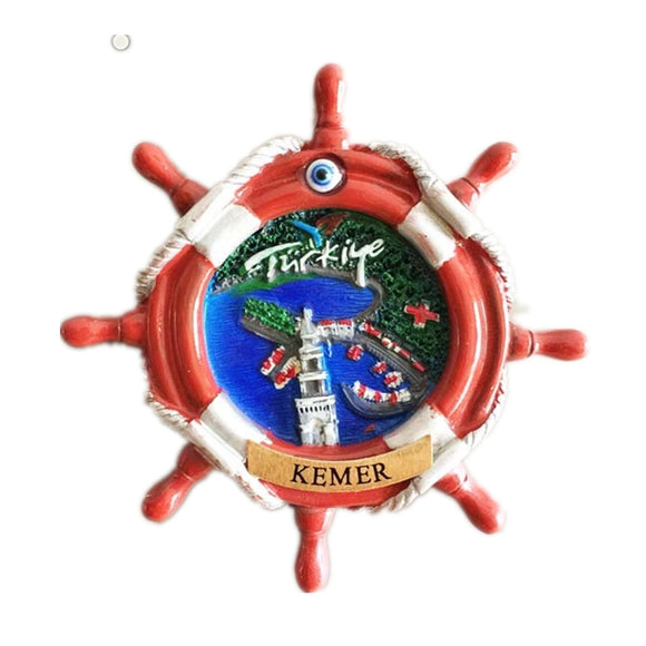 Kemer Turkey Fridge Magnet 3D Resin