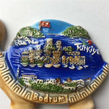 Bodrum Turkey Fridge Magnet 3D Resin