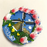 Windmill Holland Netherlands Fridge Magnet 3D Resin