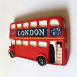 Red Bus London England UK Fridge Magnet 3D Resin