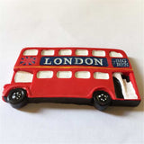 Red Bus London England UK Fridge Magnet 3D Resin