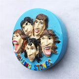 The Rolling Stones England UK Fridge Magnet 3D Resin