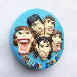 The Rolling Stones England UK Fridge Magnet 3D Resin