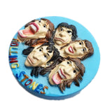 The Rolling Stones England UK Fridge Magnet 3D Resin