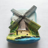 Windmill Holland Netherlands Fridge Magnet 3D Resin