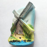 Windmill Holland Netherlands Fridge Magnet 3D Resin