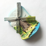 Windmill Holland Netherlands Fridge Magnet 3D Resin