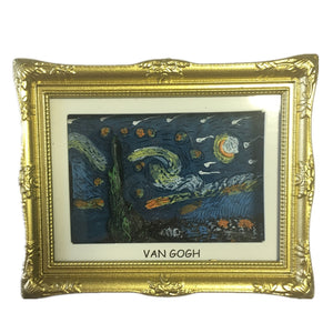 The Starry Night Van Gogh Holland Netherlands Fridge Magnet 3D Resin