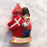 Copenhagen Denmark Fridge Magnet 3D Resin