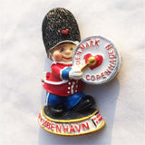 Copenhagen Denmark Fridge Magnet 3D Resin