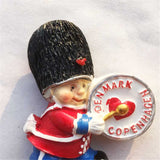 Copenhagen Denmark Fridge Magnet 3D Resin