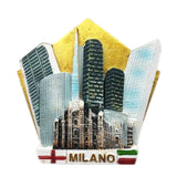 Milan Italy Fridge Magnet 3D Resin