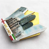 Milan Italy Fridge Magnet 3D Resin