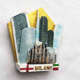 Milan Italy Fridge Magnet 3D Resin