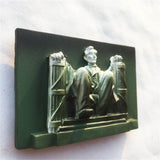 Lincoln Memorial Washington USA America Fridge Magnet 3D Resin