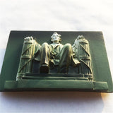 Lincoln Memorial Washington USA America Fridge Magnet 3D Resin