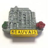 Beauvais France Fridge Magnet 3D Resin